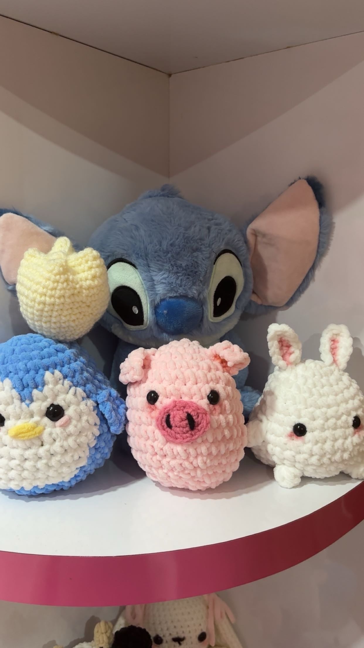 Handmade Crochet Pig Plush – Soft Amigurumi Piggy Toy, Kawaii Farm Animal Gift