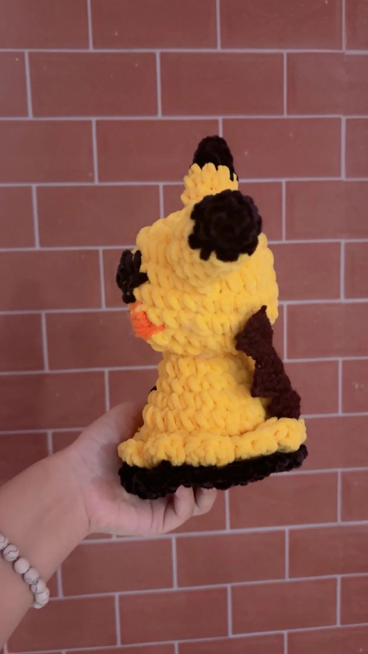 Handmade Crochet Mimikyu Plush – Spooky Cute Halloween Pokemon Inspired Amigurumi Toy