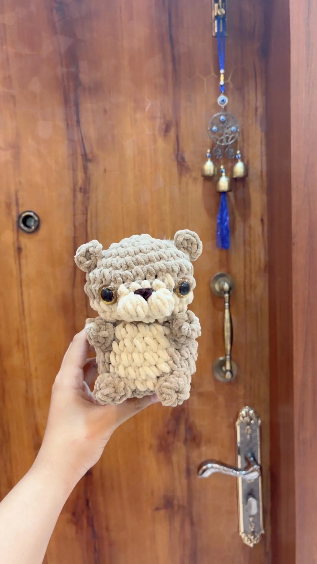 Crochet Otter Plushie: Handmade Chenille Stuffed Animal