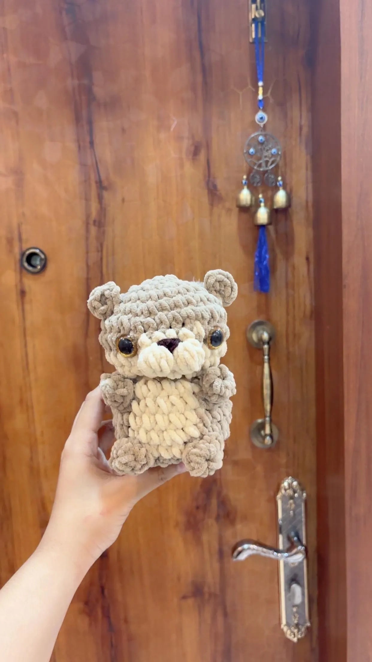 Crochet Otter Plushie: Handmade Chenille Stuffed Animal